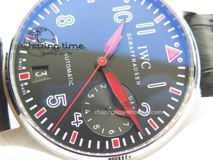 MIROTIME 0220 RelaxedFit Big Pilot Real PR IW500435 “Muhammad Ali” ZF Best Edition On Black Leather Strap A 7295